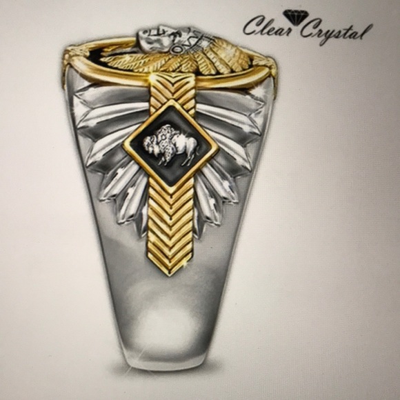 925 Sterling Silver Spirit of the Warrior Ring👵🏻 - Picture 3 of 3